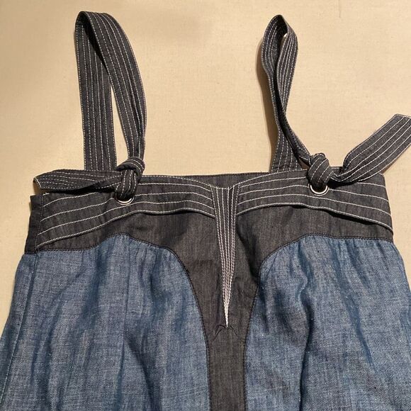 Radcliffe London Denim Chambray Dress Size 4 - Picture 2 of 8